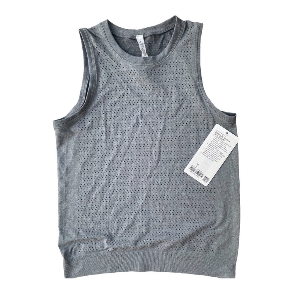 Lululemon Breeze by muscle tank size 4 grey